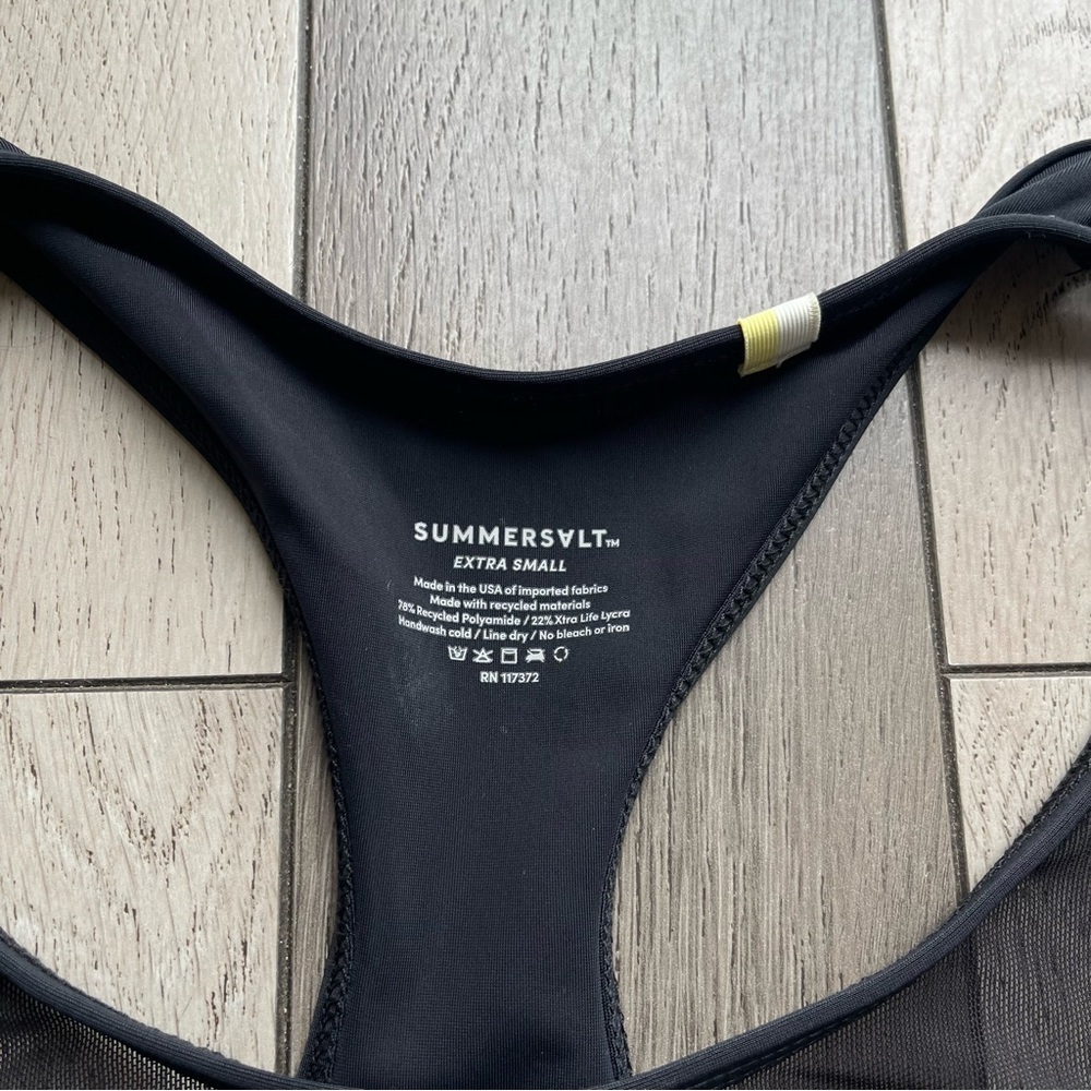 Summersalt Black Racerback Tank - Picture 2 of 7